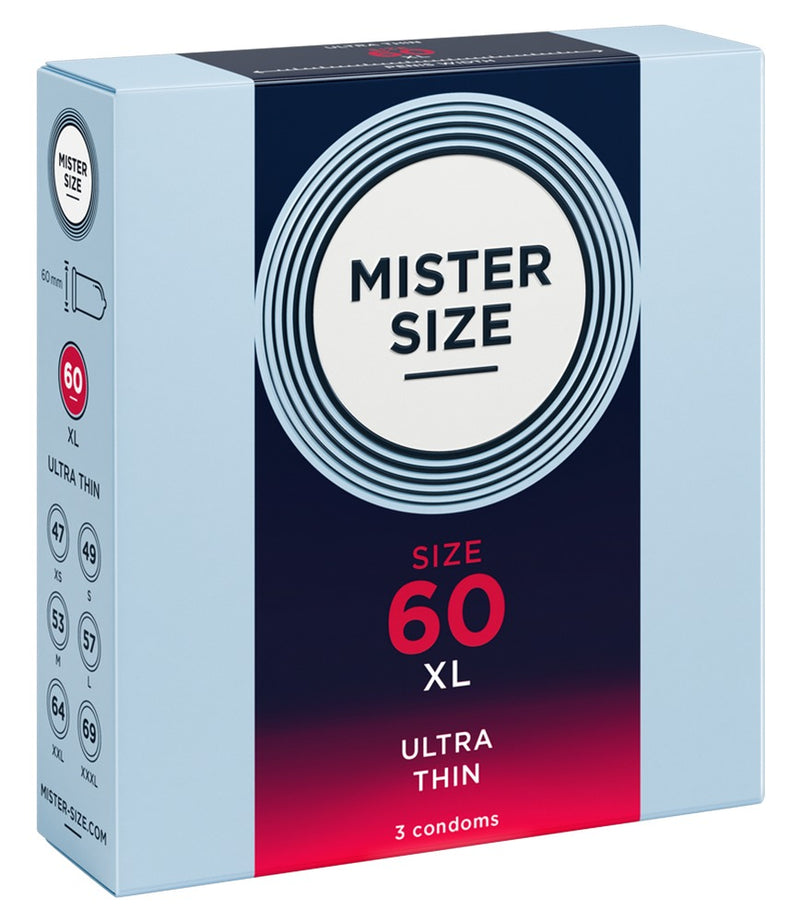 Mister Size 60 mm condoom - Transparant