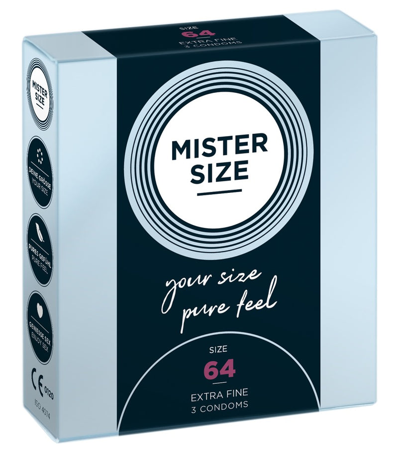 Mister Size 64 mm condoom - Transparant