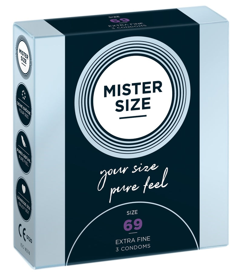 Mister Size 69 mm condoom - Transparant