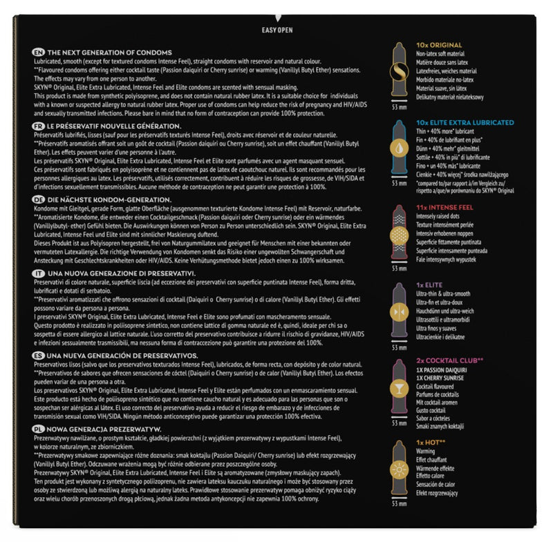 SKYN Condoommix met 35 variaties - Transparant