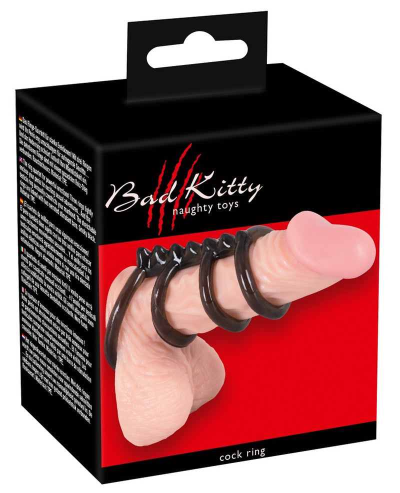Bad Kitty Penisring - Zwart