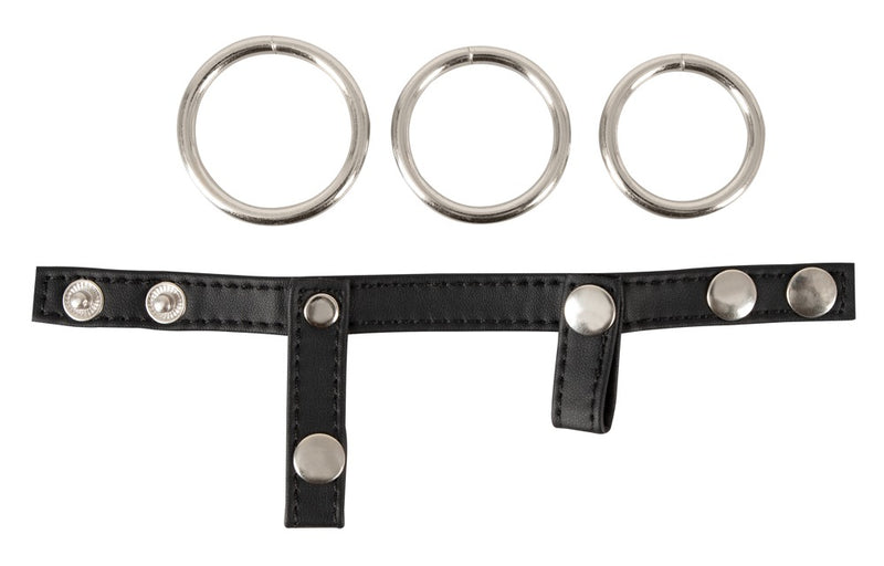 Bad Kitty Leren riem - Zwart