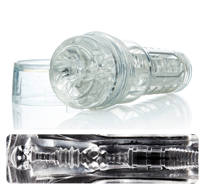 Fleshlight Gegroefde lust tunnel - Transparant