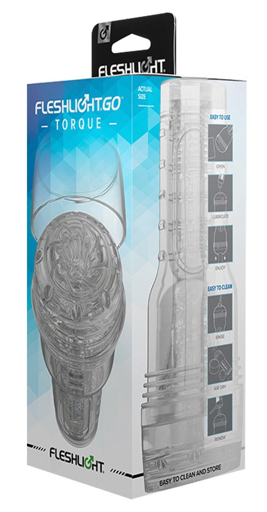 Fleshlight Gegroefde lust tunnel - Transparant