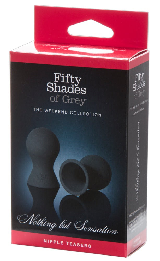 Fifty Shades of Grey grijze tepelzuigers - Grijs