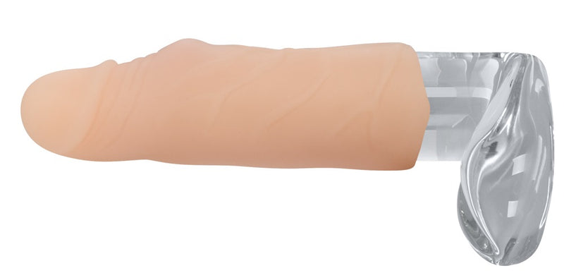 Nature Skin penis sleeve verlenger - Huidskleur Licht