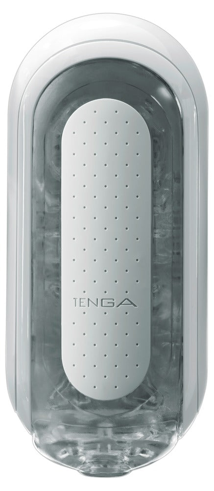 TENGA Masturbator transparant met nopjes en bal - Wit