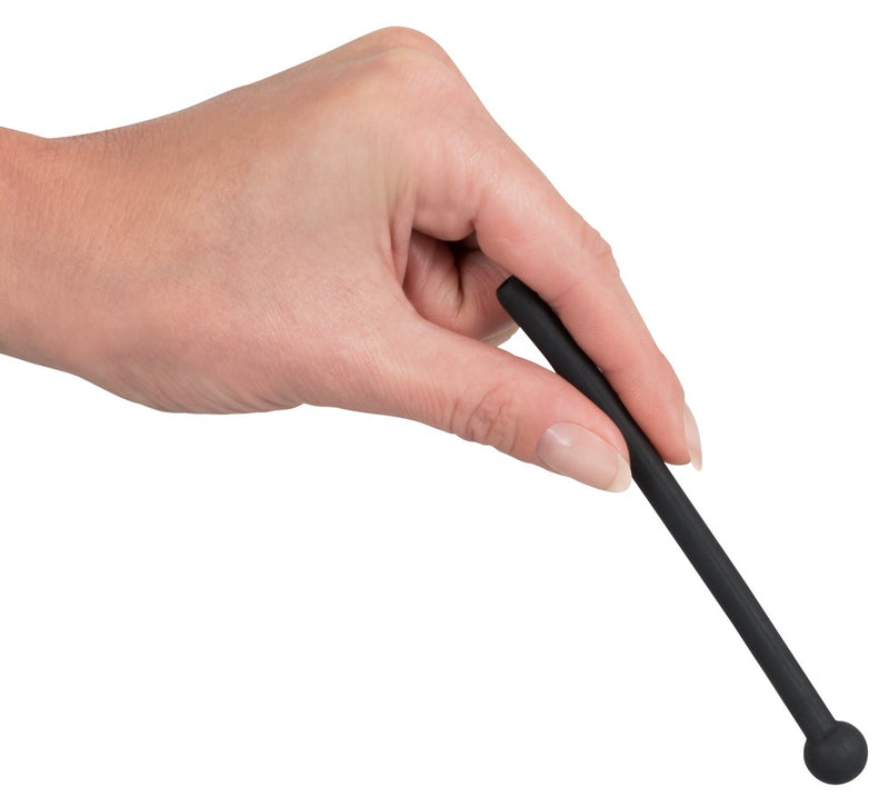 Penisplug Piss Play dilator - Zwart