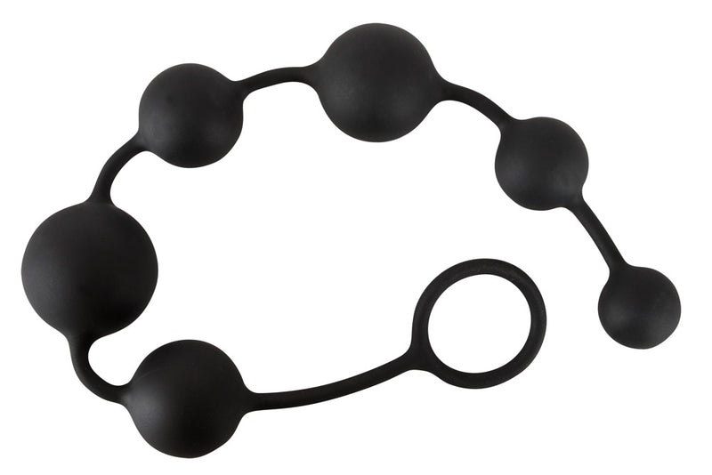 Black Velvets Anal beads - Zwart