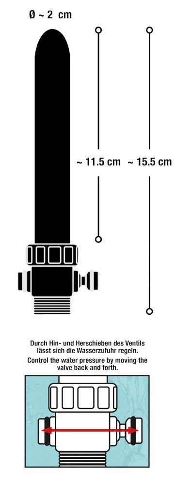 You2Toys Total Splash anaal douche - Zilver