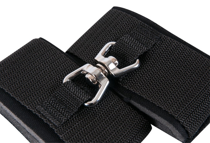 Bad Kitty Bondage set met handboeien en blinddoek - Zwart