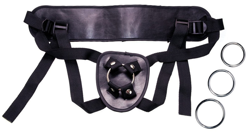 You2Toys Strap-on harnas universeel met 3 ringen - Zwart