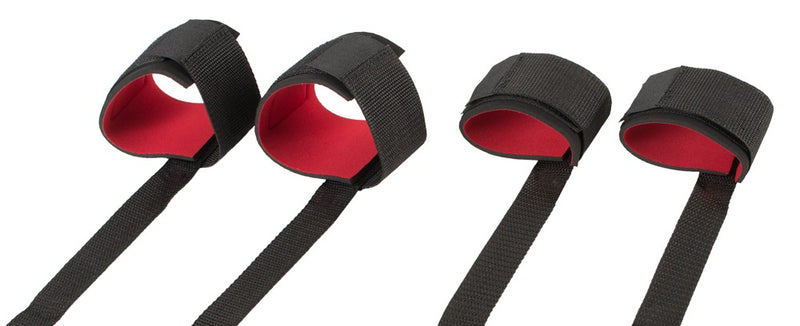 You2Toys Bondage set met 4 verstelbare manchetten - Zwart