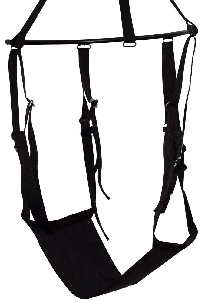 You2Toys Seksschommel met verstelbare hoogte en hand-/voetlussen - Zwart