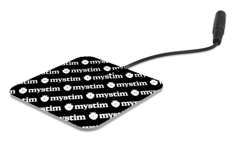 Mystim Elektroden zelfklevend herbruikbaar - Grijs