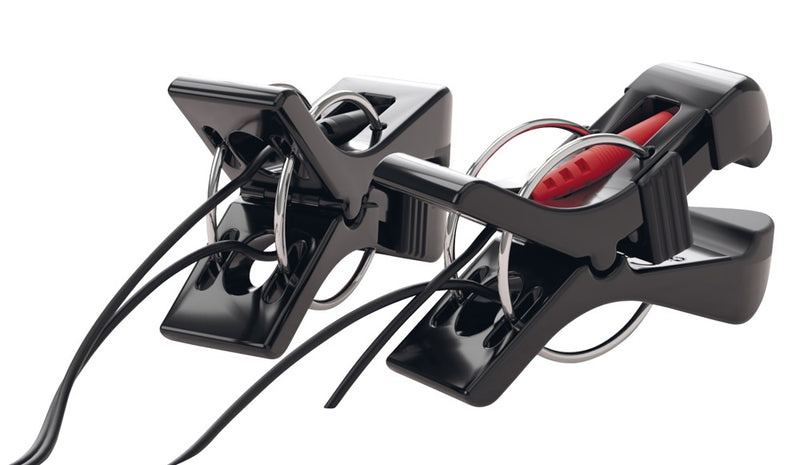 Mystim E-stim klemmen bipolair - Zwart