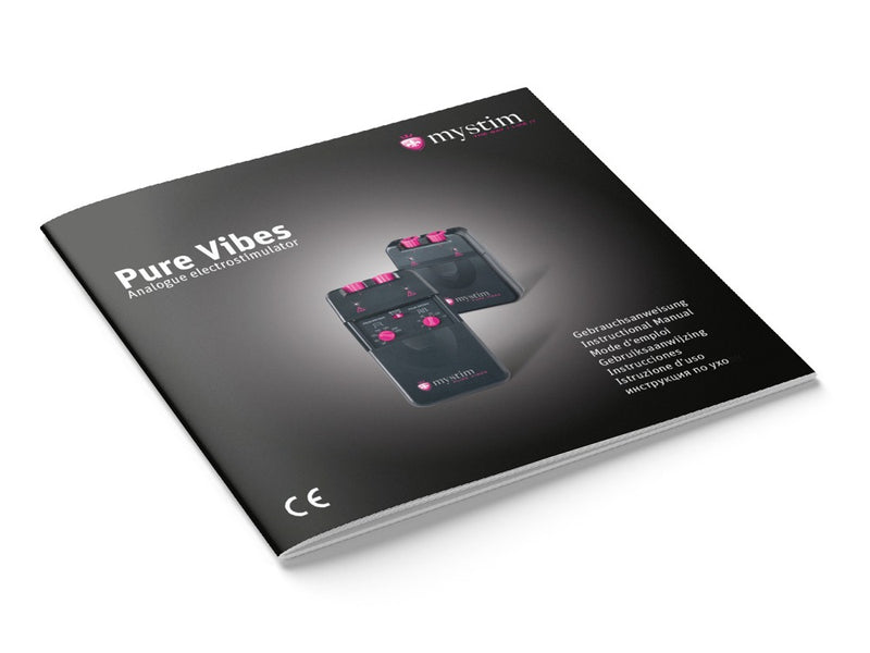 Mystim Elektrostimulator met 2 kanalen - Zwart
