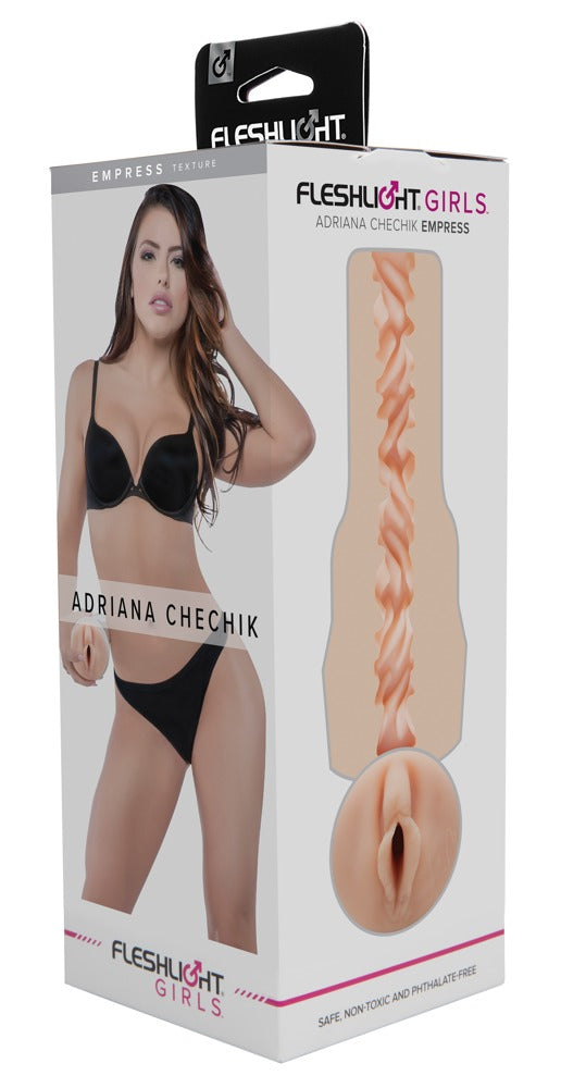 Fleshlight Vaginale masturbator met gegroefde tunnel - Licht