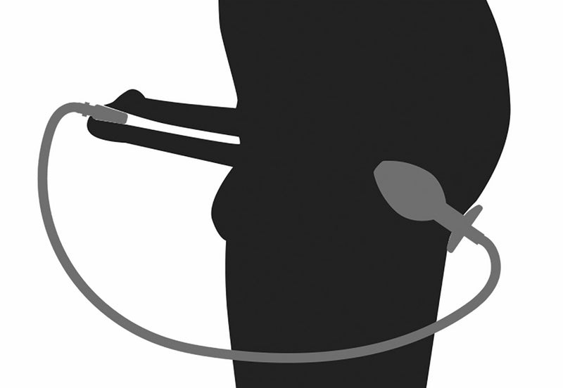 Penisplug Piss to Ass Plug plug - Zilver