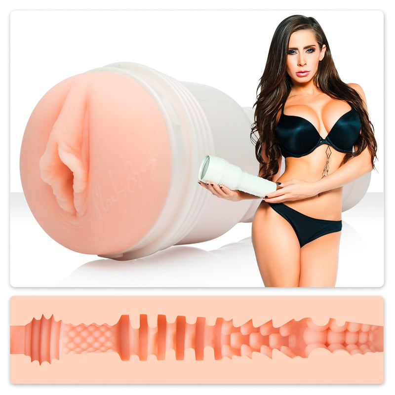 Fleshlight Vibrator realistisch met handtekening - Huidskleur