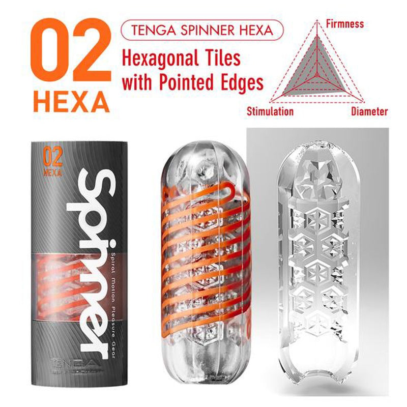 TENGA Spinner masturbator - Transparant