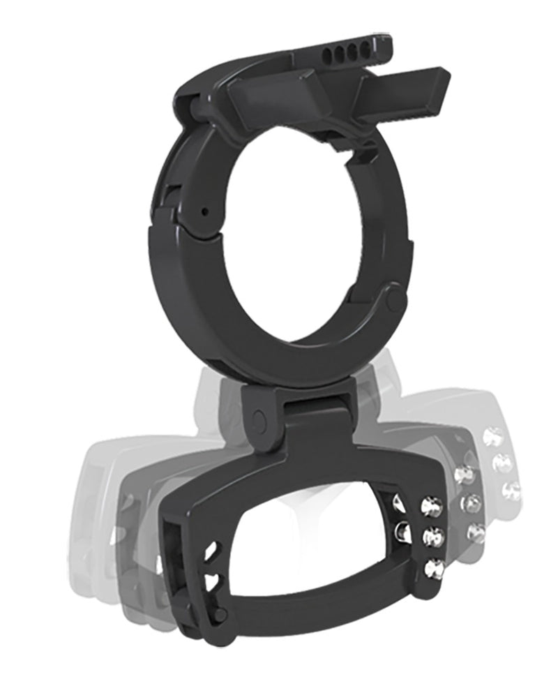 Mystim E-stim haankooi met 2 platina elektrodes - Transparant