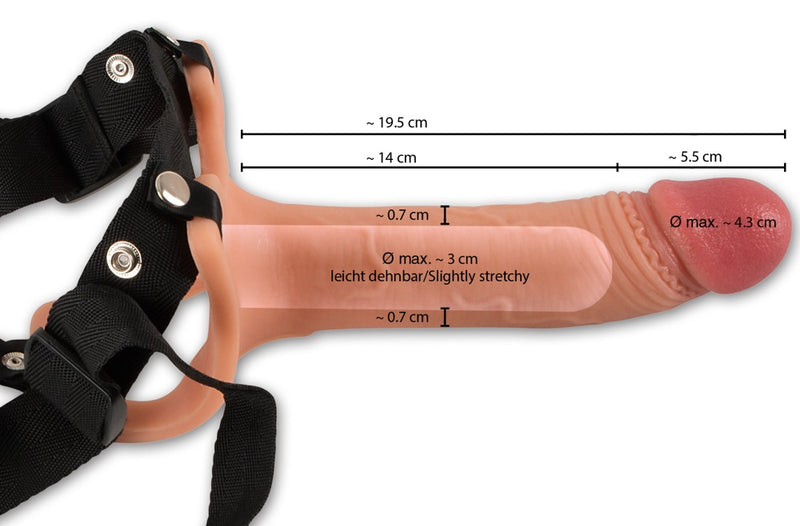 Realistixxx Strap-on sleeve - Huidskleur Licht