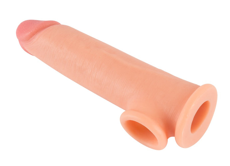 Realistixxx Penis sleeve vergrotend met realistische details - Huidskleur