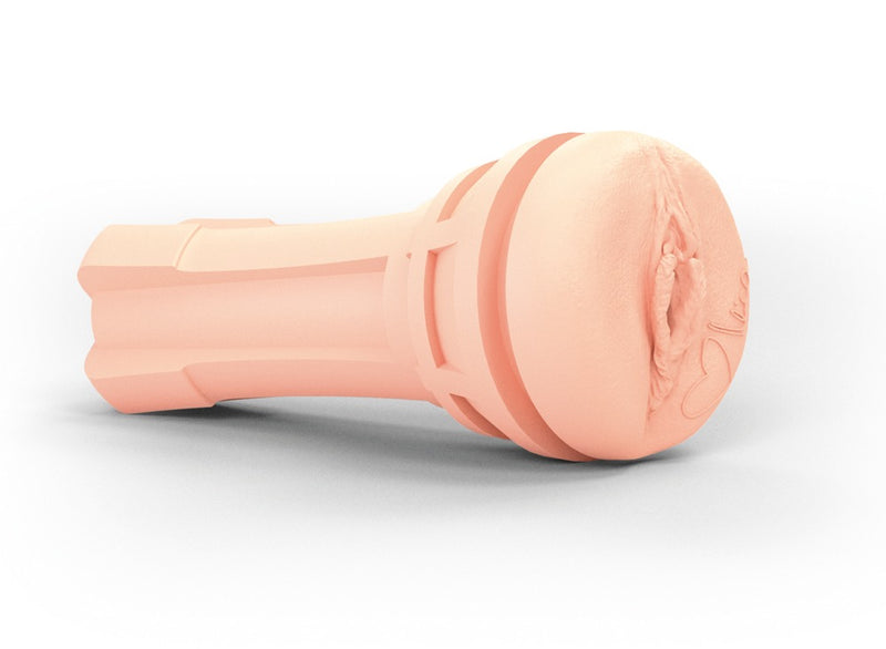 Mystim Masturbator met huidkleurige sleeve - Zwart