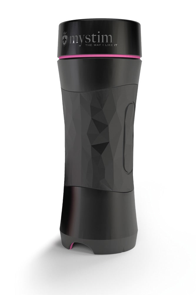 Mystim Masturbator met huidkleurige sleeve - Zwart
