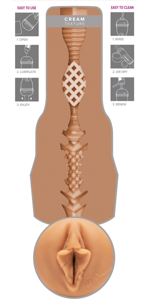Fleshlight Autumn Falls masturbator - Huidskleur Licht