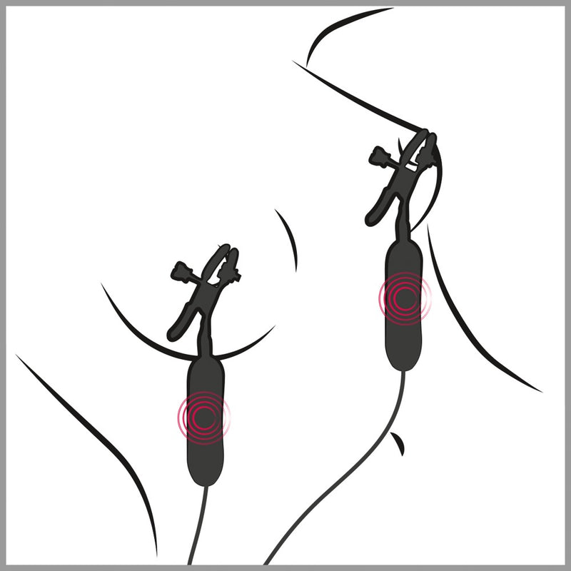 Fetish Fantasy Series Tepelklemmen vibrerend met 3 standen