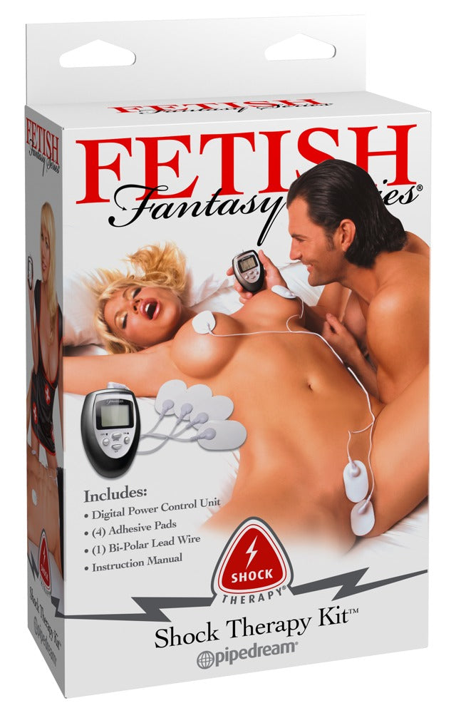 Fetish Fantasy Series Schoktherapie set met 4 elektroden - Wit
