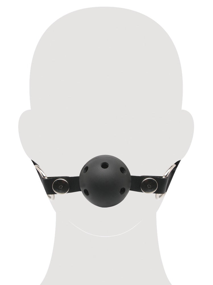 Fetish Fantasy Series Limited Edition Bal gag ademend met verstelbare band - Zwart