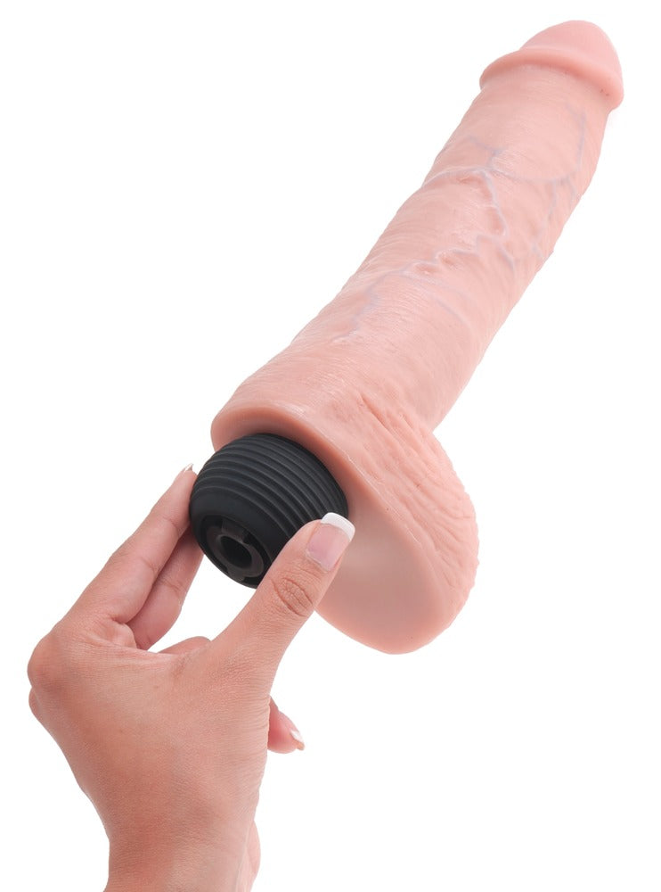 10" spuitende lul met ballen