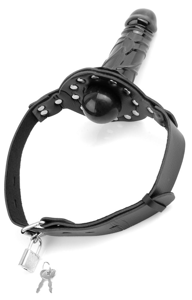 Fetish Fantasy Series Gag met dildo - Zwart