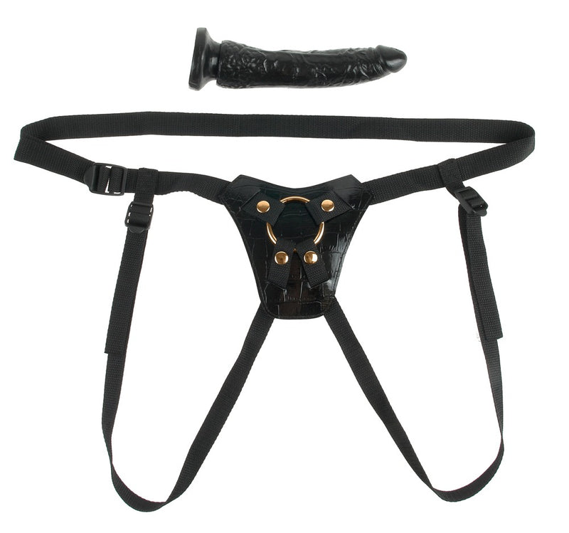 Fetish Fantasy Gold Strap-On - Zwart