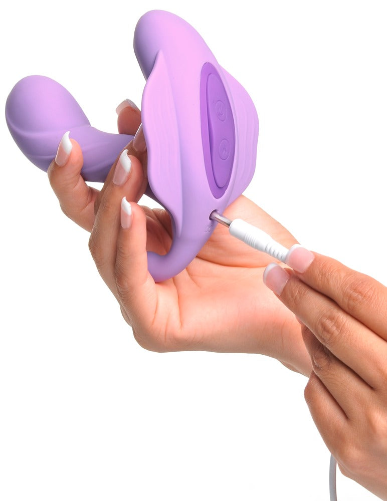 Fantasy For Her G-spot stimulator met stippen - Paars