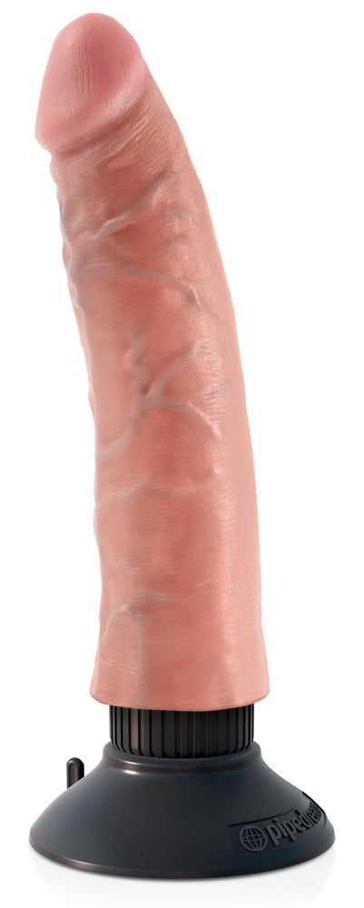 King Cock buigbare vibrator - Huidskleur Licht