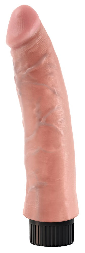 King Cock buigbare vibrator - Huidskleur Licht