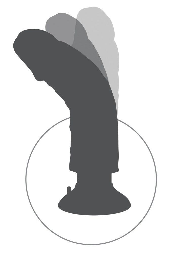 King Cock buigbare vibrator - Huidskleur Licht