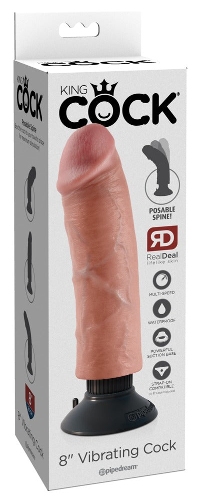 King Cock Vibrator - Huidskleur