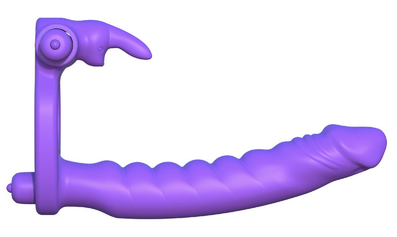 Fantasy C-Ringz Dubbele penetrator - Paars
