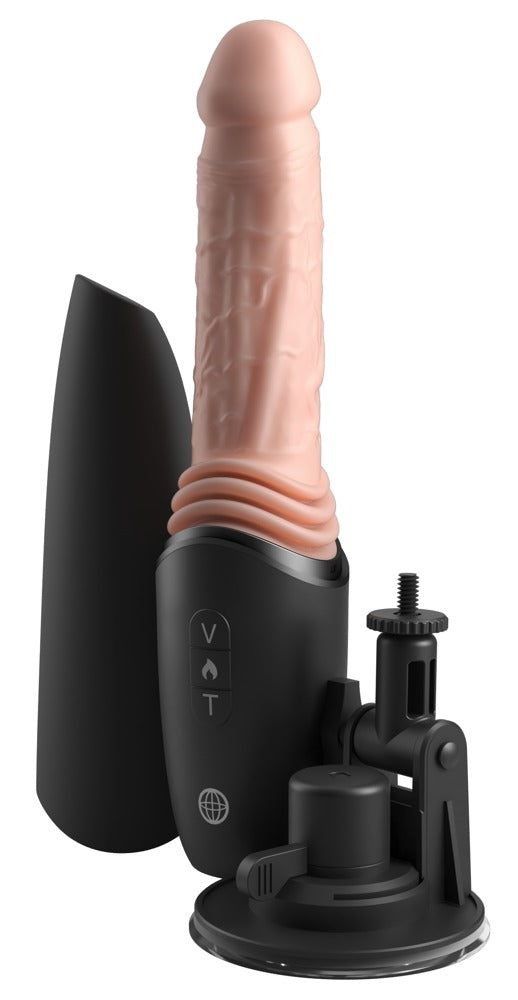 King Cock Plus stotende vibrator Thrusting Pro