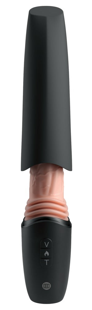 King Cock Plus stotende vibrator Thrusting Pro
