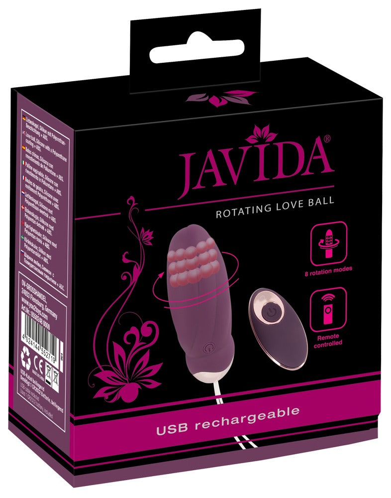 JAVIDA Roterende liefdesbal - Paars