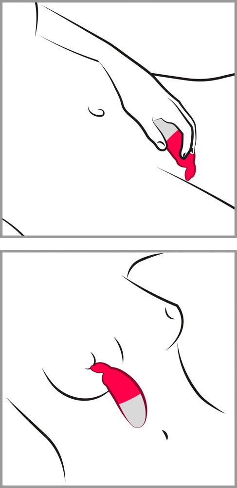 Happyrabbit Onderbroek vibrator - Rood