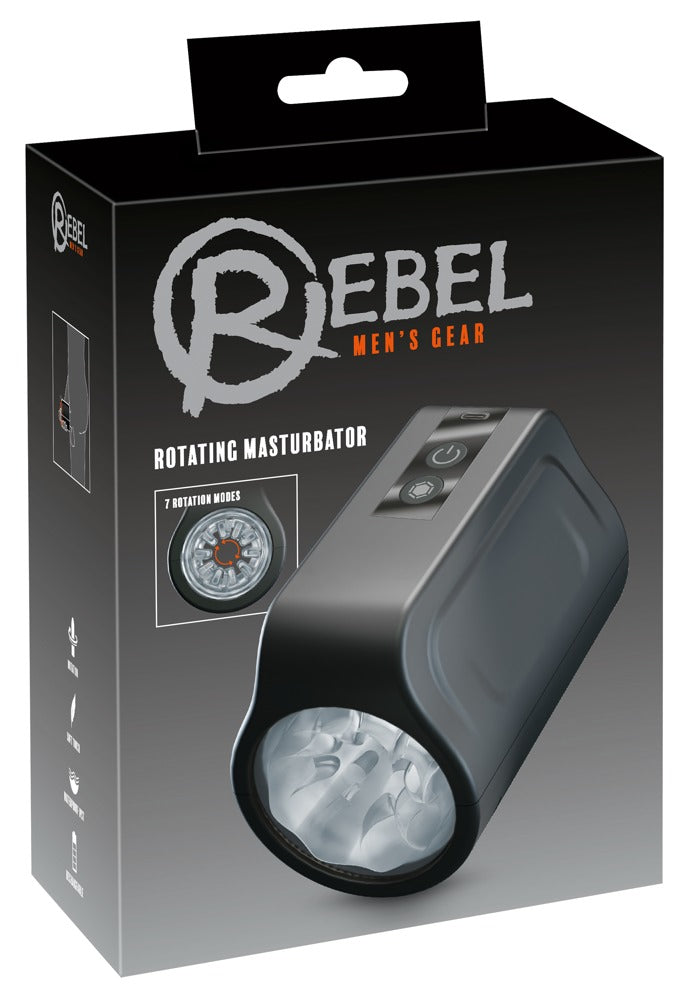 Rebel Roterende masturbator - Zwart