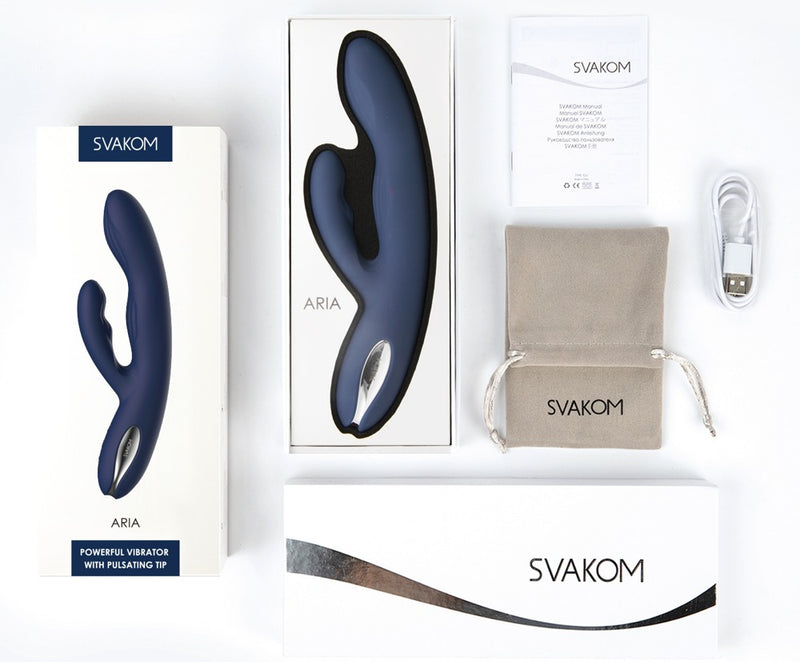 SVAKOM Rabbit vibrator - Blauw