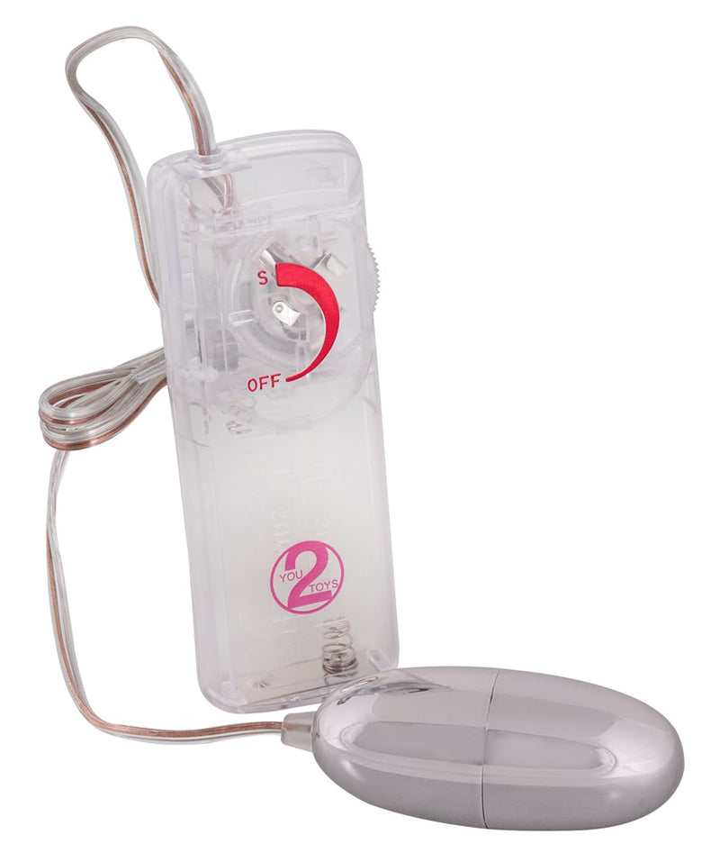 You2Toys vibro-bullet met traploze regeling - Zilver